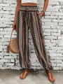 Boho-Chic Damenhose mit grafischem Print – Solara