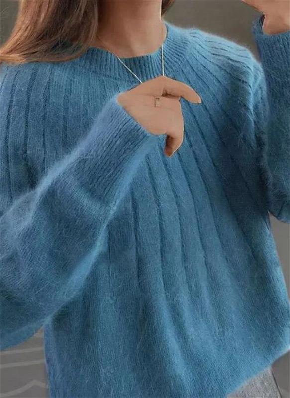 Weicher Kaschmir gestrickter Pullover - Sofie