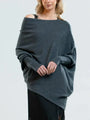 Asymmetrischer Oversized Damenpullover - Sophia
