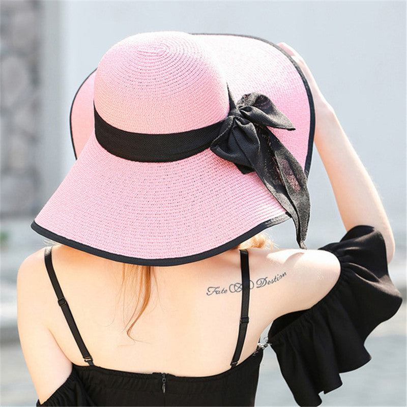 Leichter Damen-Sommerhut mit breiter Krempe und schickem Design – Vivian