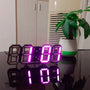 3D LED Wanduhr mit Dimmbarer Beleuchtung – Timora