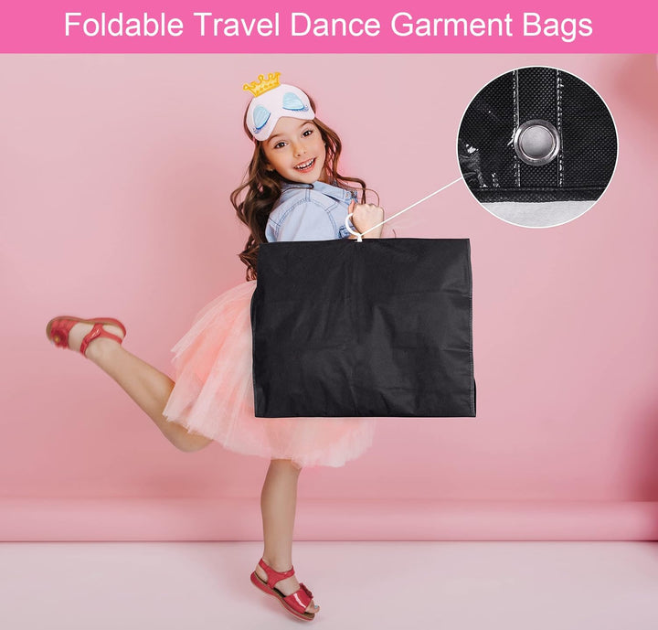 Dance and Costume Cover Set – 5-Pack with Transparent Covers & Folding Loop (Buy 1, Get 1 FREE)