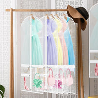 Foldable Danish Clothing Bags with Accessory Compartment – 5-Pack (1+1 FREE)