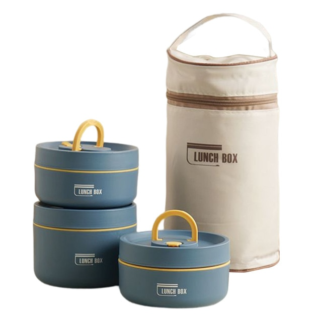 Mehrlagige isolierte Lunchbox mit GRATIS Tragetasche - ThermoBox
