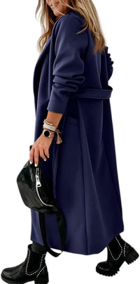 Damen klassische Jacke mit Reverskragen und offenem Vorderteil – Paulina
