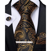 Men's Paisley Formal Tie Set - Refined Wedding & Event Accessories 1