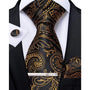 Men's Paisley Formal Tie Set - Refined Wedding & Event Accessories 1