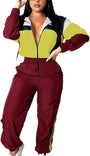 Retro Damen Windbreaker Jumpsuit - Elodie