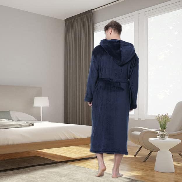 Luxuriöser Herren Bademantel mit Kapuze - Lars