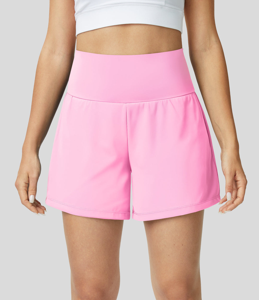 Atmungsaktive & Schnell Trocknende High-Waist Damen-Fitnessshorts – Mirabella