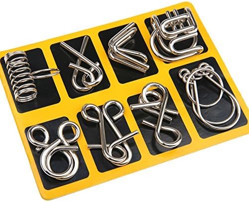 Metall-Puzzleringe Set - BrainTwist