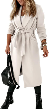 Damen klassische Jacke mit Reverskragen und offenem Vorderteil – Paulina