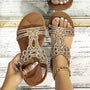 Boho-Strandsandalen mit elastischem Riemen – Naima