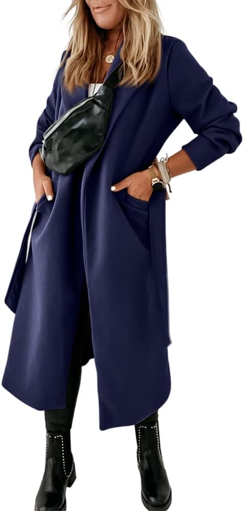 Damen klassische Jacke mit Reverskragen und offenem Vorderteil – Paulina
