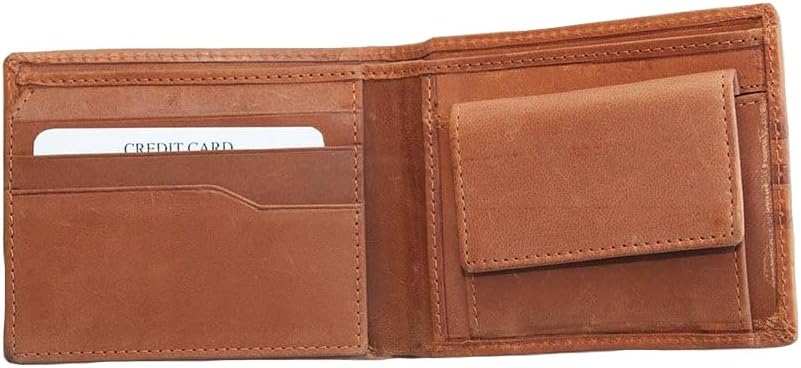 Leren Aboriginee Portemonnee met Kangoeroeontwerp en Careaudoos – Yarindi