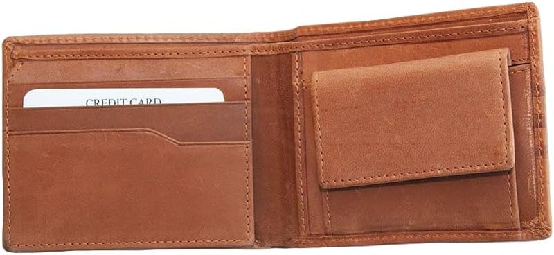 Leren Aboriginee Portemonnee met Kangoeroeontwerp en Careaudoos – Yarindi