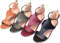 ElevateStyle Sandalen | Damensandalen mit erhöhtem Absatz und Knöchelriemendesign