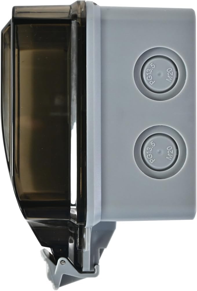 IP66 Außen-Wandsteckdose wasserdicht mit abschließbarem Deckel – PowerGuard