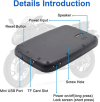 Draagbare motormonitor met 5" (12,7 cm) IPS-scherm – RideMate
