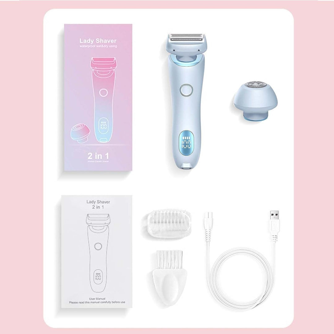 Women's Electric Shaver with 3 High-Speed ​​Blades and 3D Floating Foil – Nivora