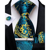 Men's Paisley Formal Tie Set - Refined Wedding & Event Accessories 12