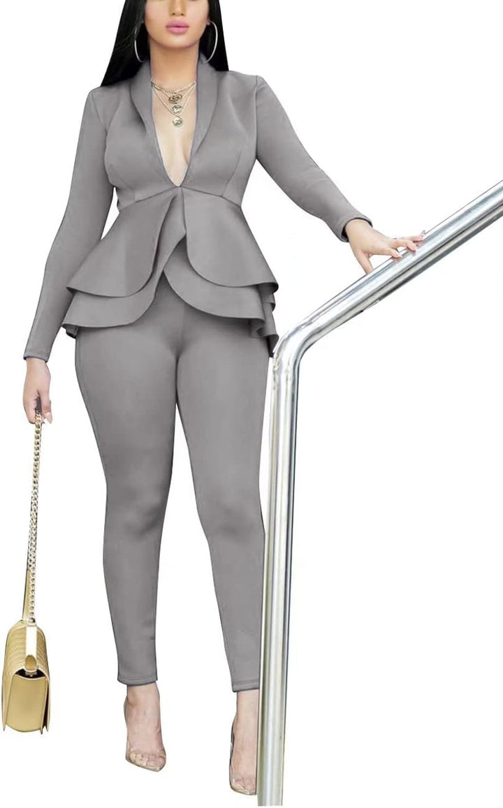 Blazer en Broek Set - Faylinn