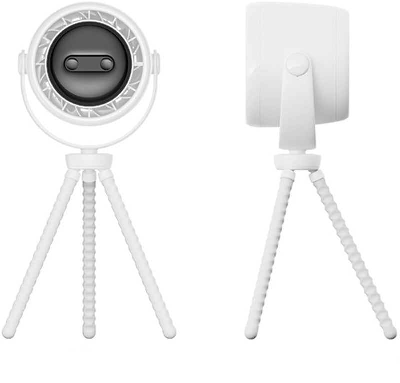 Rechargeable Stroller Fan with Clamp Mount and Night Light – 100 Speeds