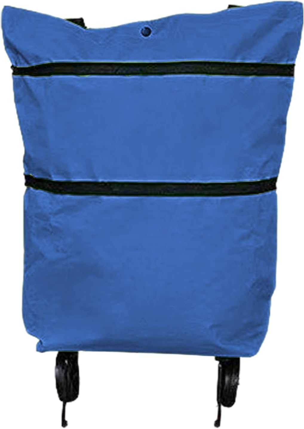 Large Capacity Folding Shopping Bag with Wheels – Reusable Cart Tote – Veytra