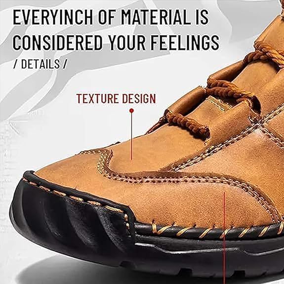 Handmade Waterproof Orthopedic Men's Boots - Arch Support and Non-Slip Insoles - Renvar 