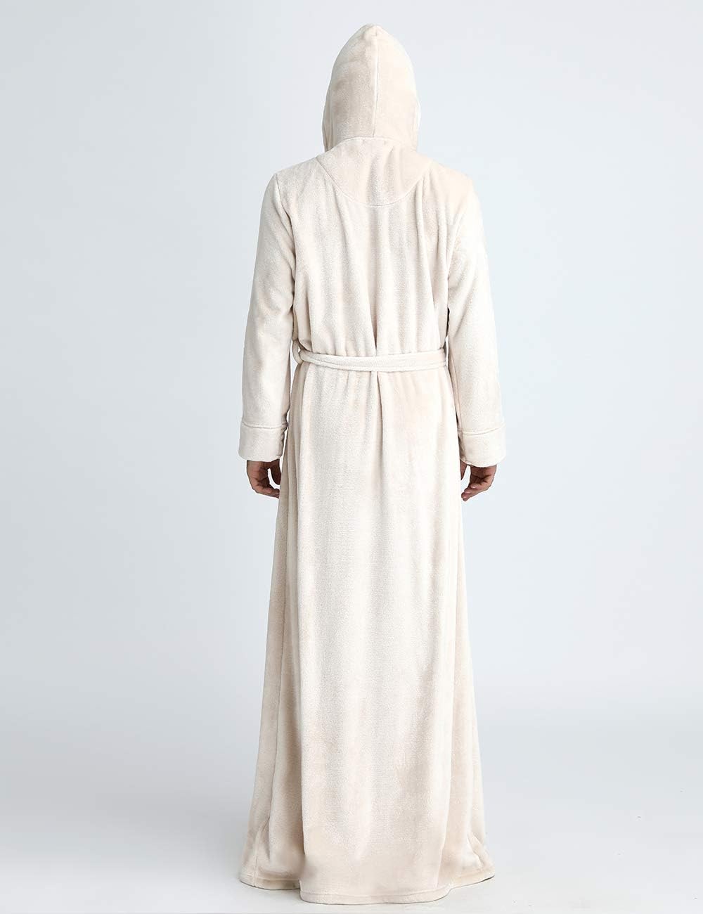 Fluffy Fleece Bathrobe with Hood - CozyFluff