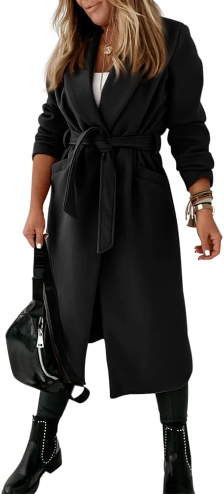 Damen klassische Jacke mit Reverskragen und offenem Vorderteil – Paulina