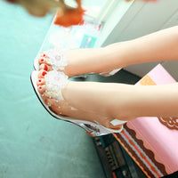 Shiny Wedge Heels – Sofia