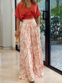 Zweiteiliges Sommer-Set mit lockerem Bluse und weitem Hose – Élise