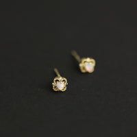 Zarte Vintage Ohrringe mit Opal - Seraphina