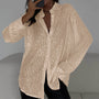 Lockere Bluse mit glänzenden Pailletten – Celeste