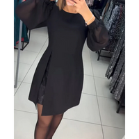 Klassisches Kleid mit langen Ärmeln - Isabelle