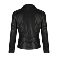 Olive Leder Bikerjacke | Cool & Stilvoll