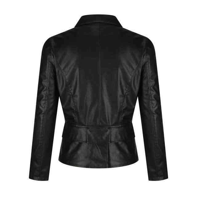 Olive Leder Bikerjacke | Cool & Stilvoll