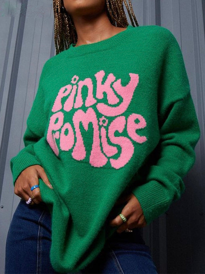 Pinky Promise Pullover | Hipper Pullover für den Herbst