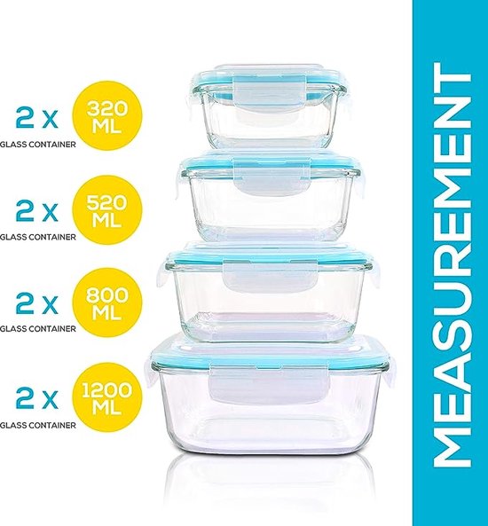 Lunchbox aus Borosilikatglas - GlassGuard Bento