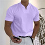 Atmungsaktives Herren-Fitnessshirt mit V-Ausschnitt - Timo