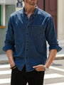 Herbst Denim Herrenhemd – Milan