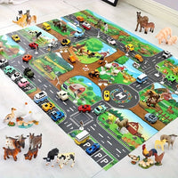 Kinder Speelkleed met Boerderij- en Verkeersthema - DuoPlay