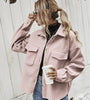 Kurze Jacke mit Knopfverschluss – Elodie