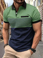 Gestreiftes Herren-Sommerpoloshirt – Damian