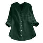 Damen Leinen Shirt mit Langen Ärmeln – Isla