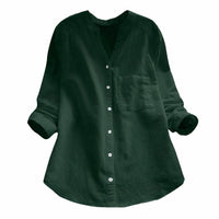 Luchtige Katoenen Linnen Dames Blouse – Maëlle