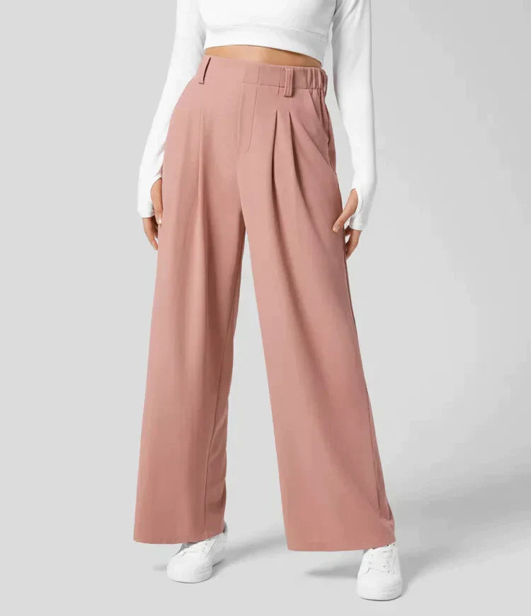 Bequeme Damenhose mit weitem Bein - Amara
