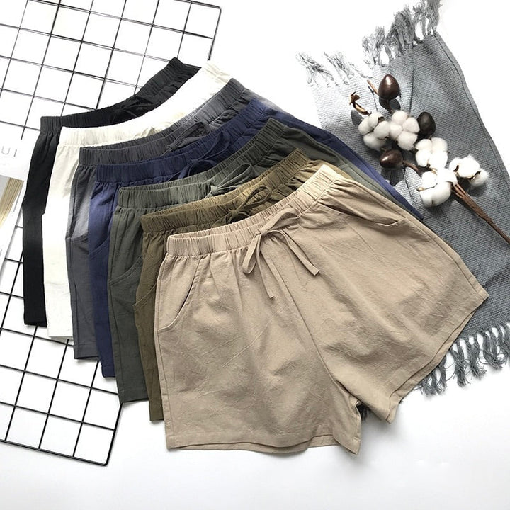 Lindy Shorts | Hochwertiges Leinen & Baumwolle