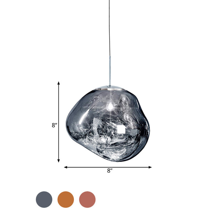 Moderne Deckenlampe aus Glas - LunaLux